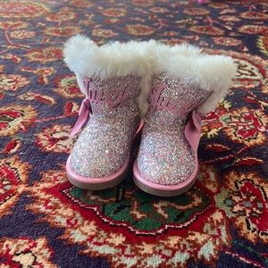 Juicy couture baby girl  boots size 6